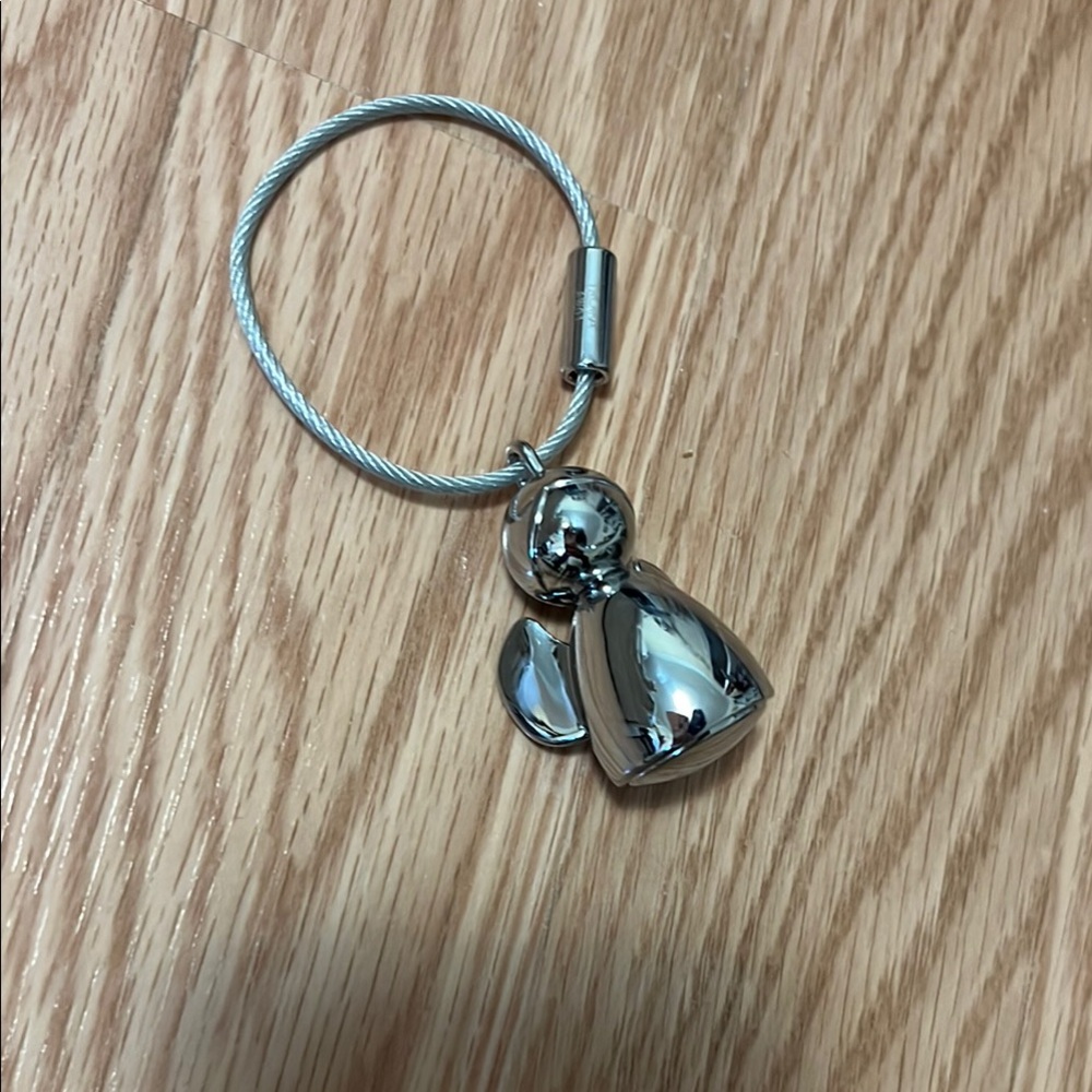 Silver Angel Charm Keychain - Picture 3 of 7